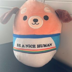 Sam Squishmallow Dog 8 inch Squishmallows Dog Stuffed Animal Be Nice A Human